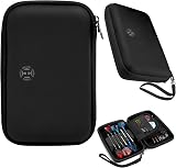 Harrows Blaze Pro 6 Dart Case Black Holds 6 Darts EVA Protective Case