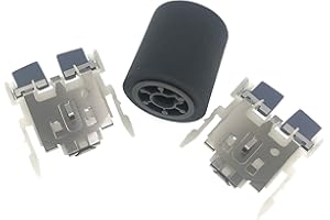 OKLILI PA03586-0001 PA03586-0002 Scanner 1 X Pickup Pick Roller + 2 X Separation Pad Assembly Compatible with Fujitsu S1500 S