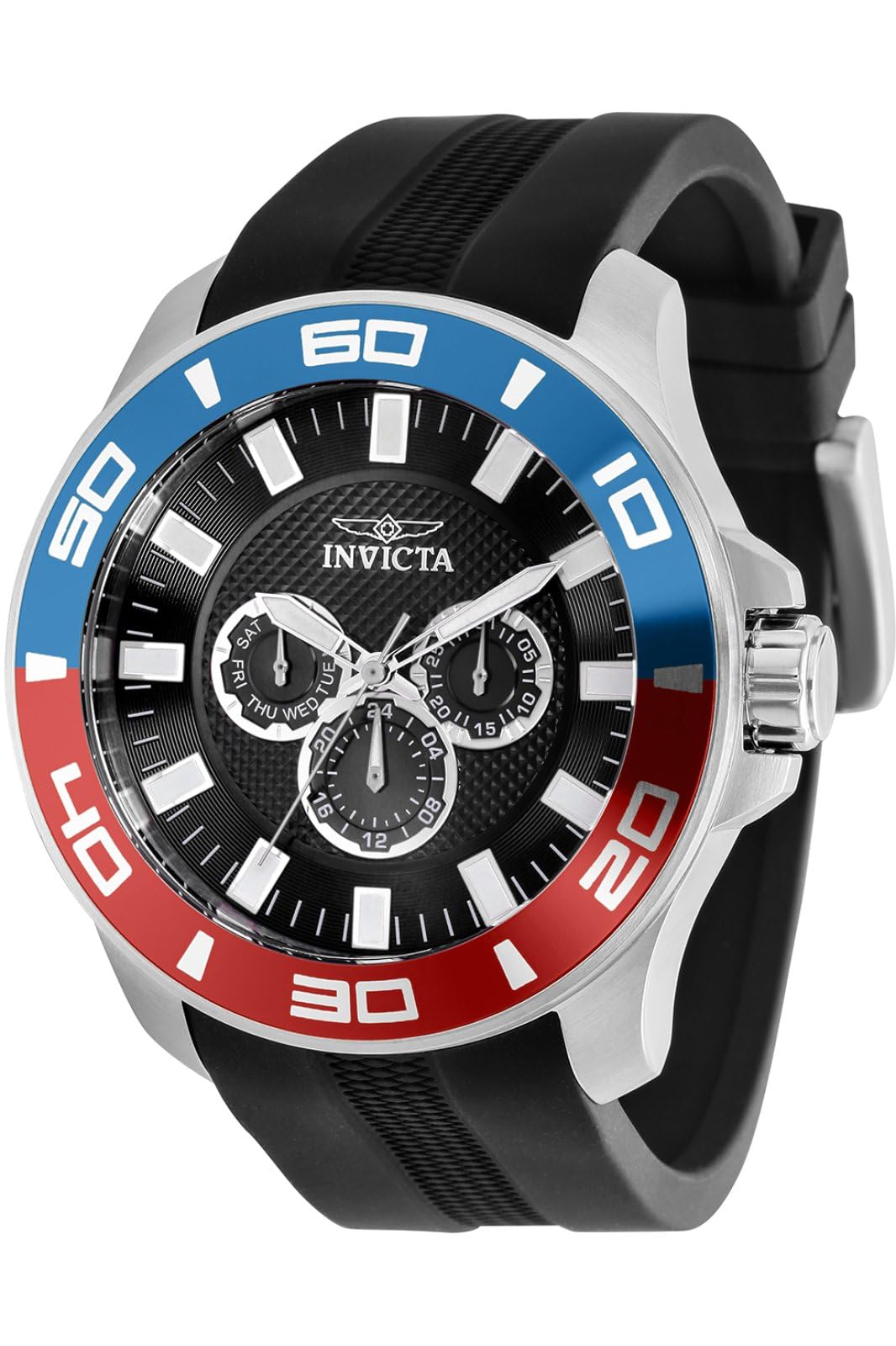 Invicta Men Analog Quartz Watch with Silicone Strap 35740