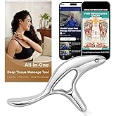lifechill Trigger Point Massage Tool for Deep Tissue Massage & Gua Sha, HSA Muscle Scraper Tool for Full Body Pain Relief, FSA Eligible Items Thumb Saver Acupressure Tool