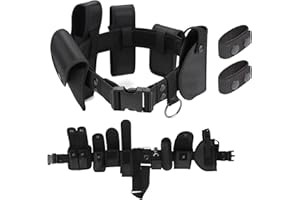 Yrhrol Tactical Utility Belt,Versatile Police Security Guard Military Modular Equipment System Molded Duty Belt