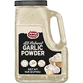 Spicy World Garlic Powder 5 LB Jar &ndash; Gluten Free, Bulk Ground Dehydrated Garlic, Non-GMO, Strong Flavor for Cooking, Seasoning, and Spice Blends