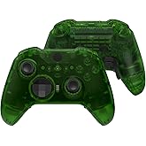 eXtremeRate Full Set Shell Buttons for Xbox One Elite Series 2 Controller, Clear Green Replacement Faceplate Back Plate Bottom Shell with Buttons for Xbox Elite Series 2 Core Controller - Model 1797