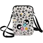 BWWKTOP Soot Spirte Crossbody Bag Animation Fans Gift Kawaii Soot Spirte Shoulder Bag Soot Spirte Anime Merchandise