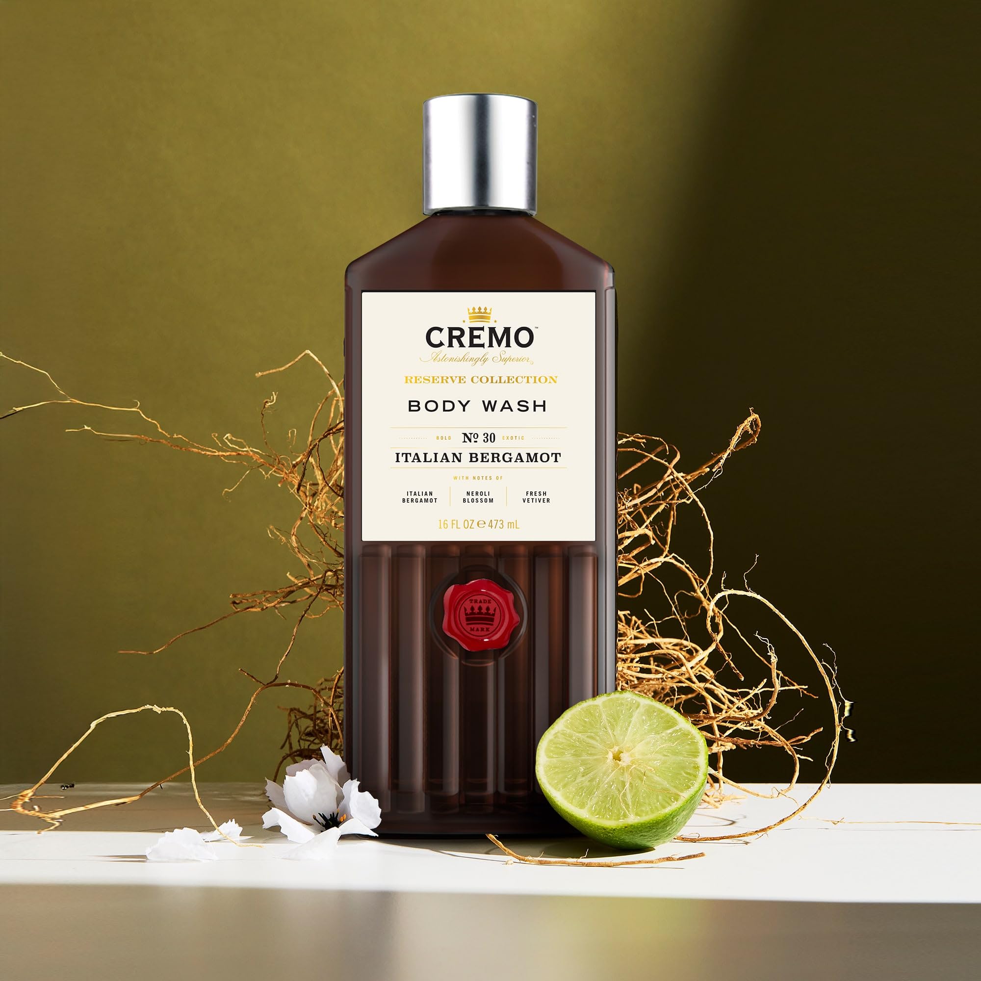 CREMO RESERVE COLLECTION BODY WASH - DUSCHGEL - ITALIAN BERGAMOT - LUXUSDUFT - 473ml 5