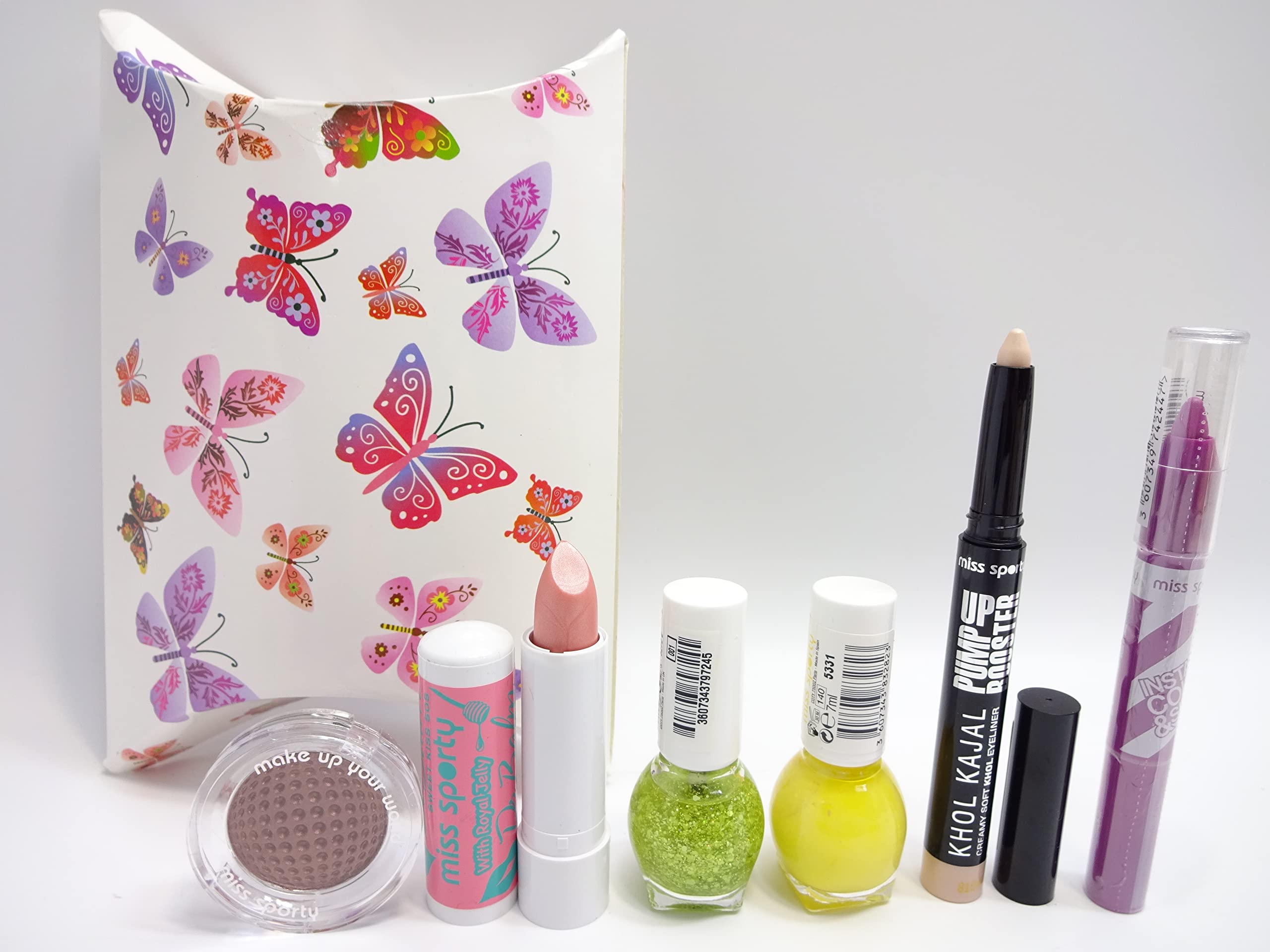 Miss Sporty 6pc Beauty Make Up In Gift Box Gift Set For Her