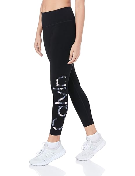 women's black calvin klein leggings