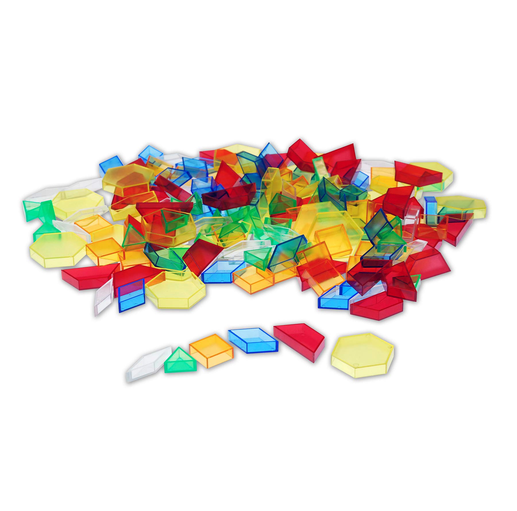 TickiT 73093 Hollow Pattern Block, Translucent