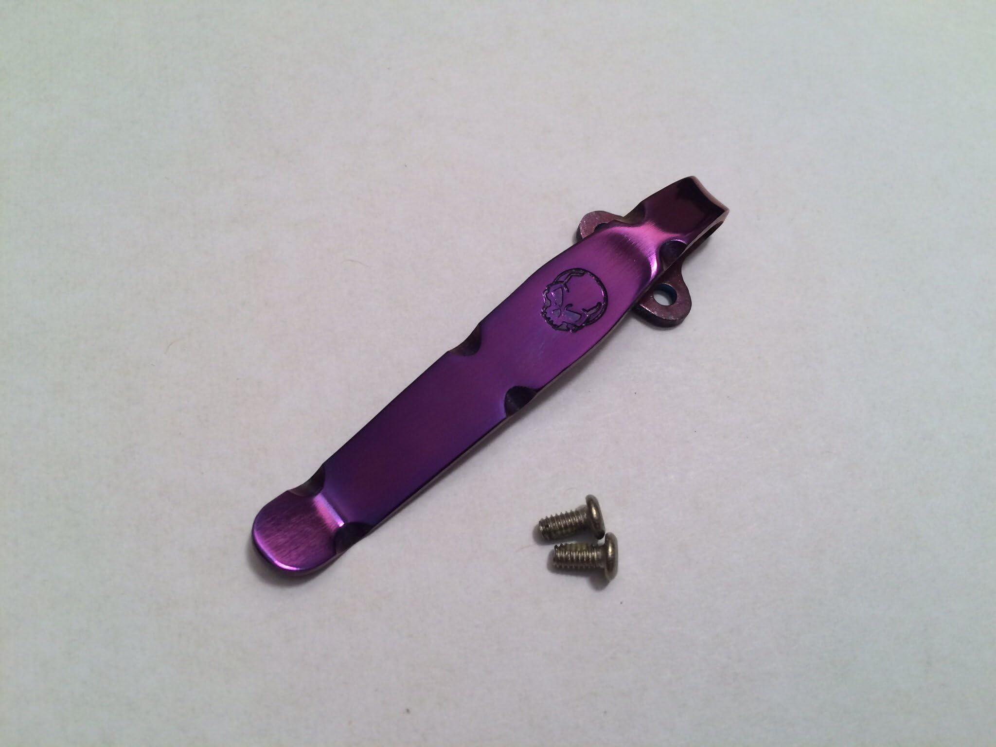 Purple Titanium Pocket Clip for Benchmade Griptilian Osborne Barrage Pardue Knives