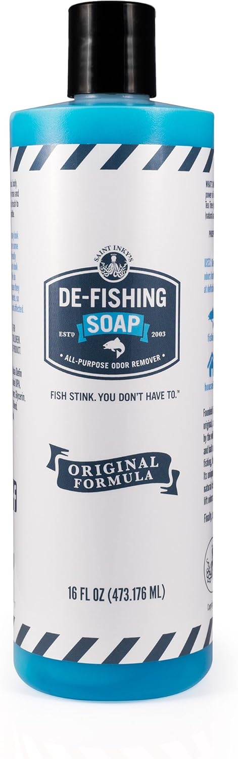 De-Fishing Soap All Natural and Biodegradable Liquid SOAP for Odor Removal-Multipurpose Great for Fishing, Camping or Cooking : Sports & Outdoors