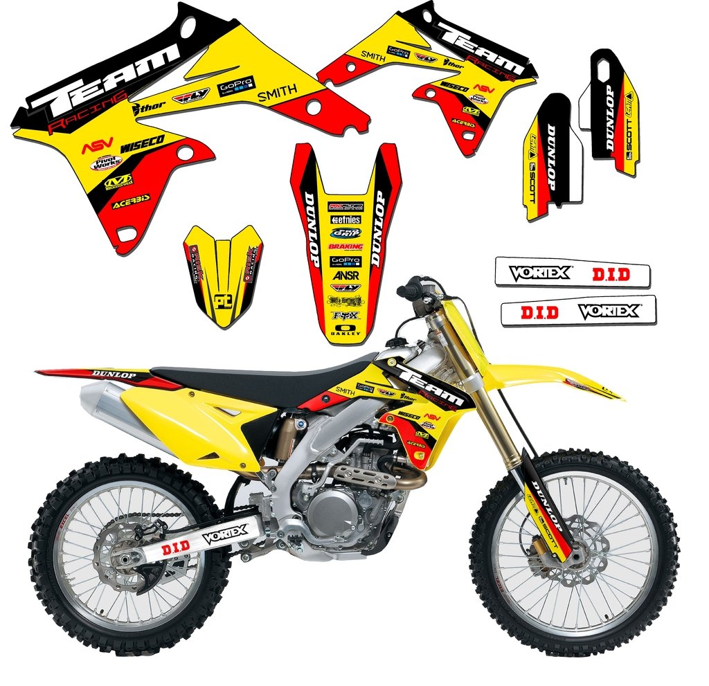 Team Racing Graphics kit compatible with Suzuki 20082019