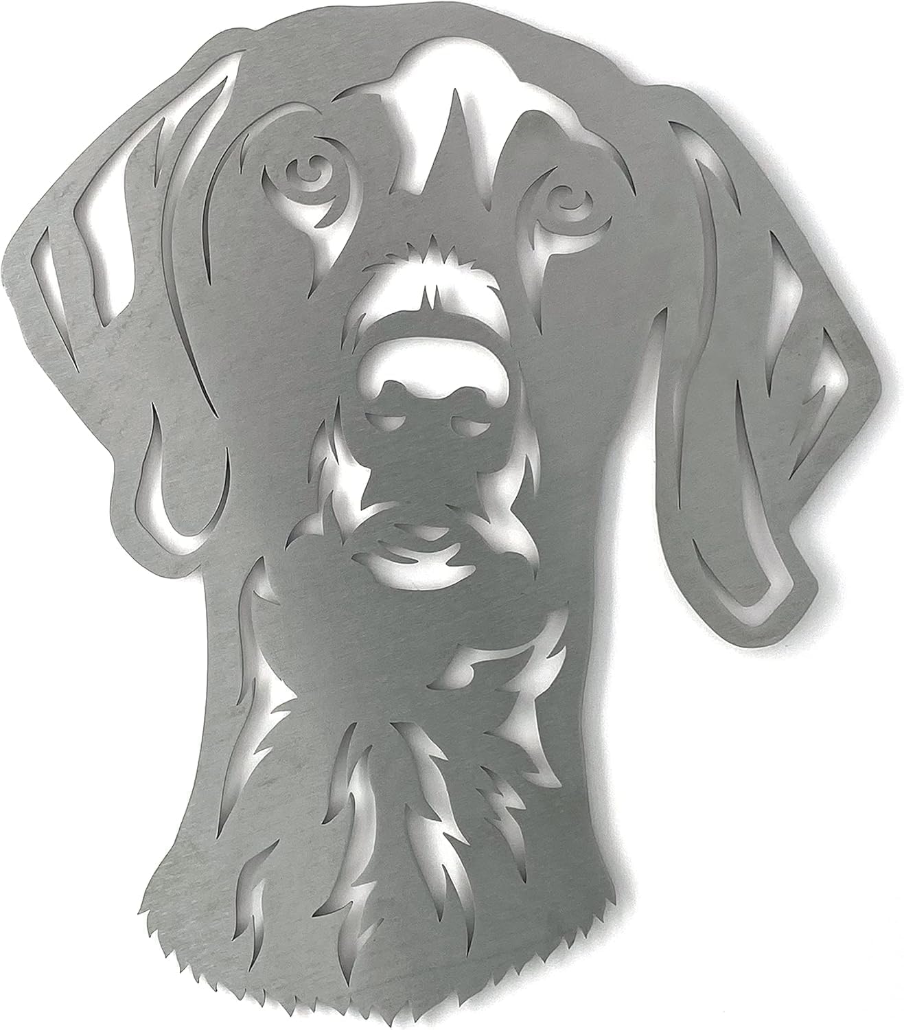 Image Industry German Shorthaired Pointer Portrait Steel Sculpture – Pet Art Gift – Gift for Dog Lovers - Medium 250 x 294mm