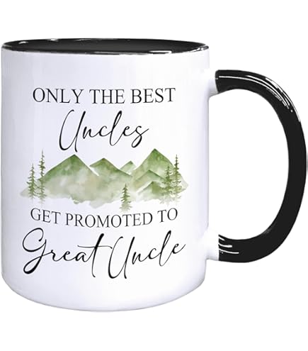 You Put The Great In Great Uncle - Funny Ceramic Coffee Mug (11 Oz) For Christmas & Birthday Gifts