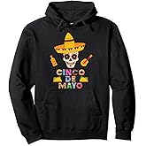 Cinco De Mayo Sugar Skull Pullover Hoodie