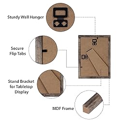 HORLIMER 15 Pack 5x7 Picture Frame, Distressed