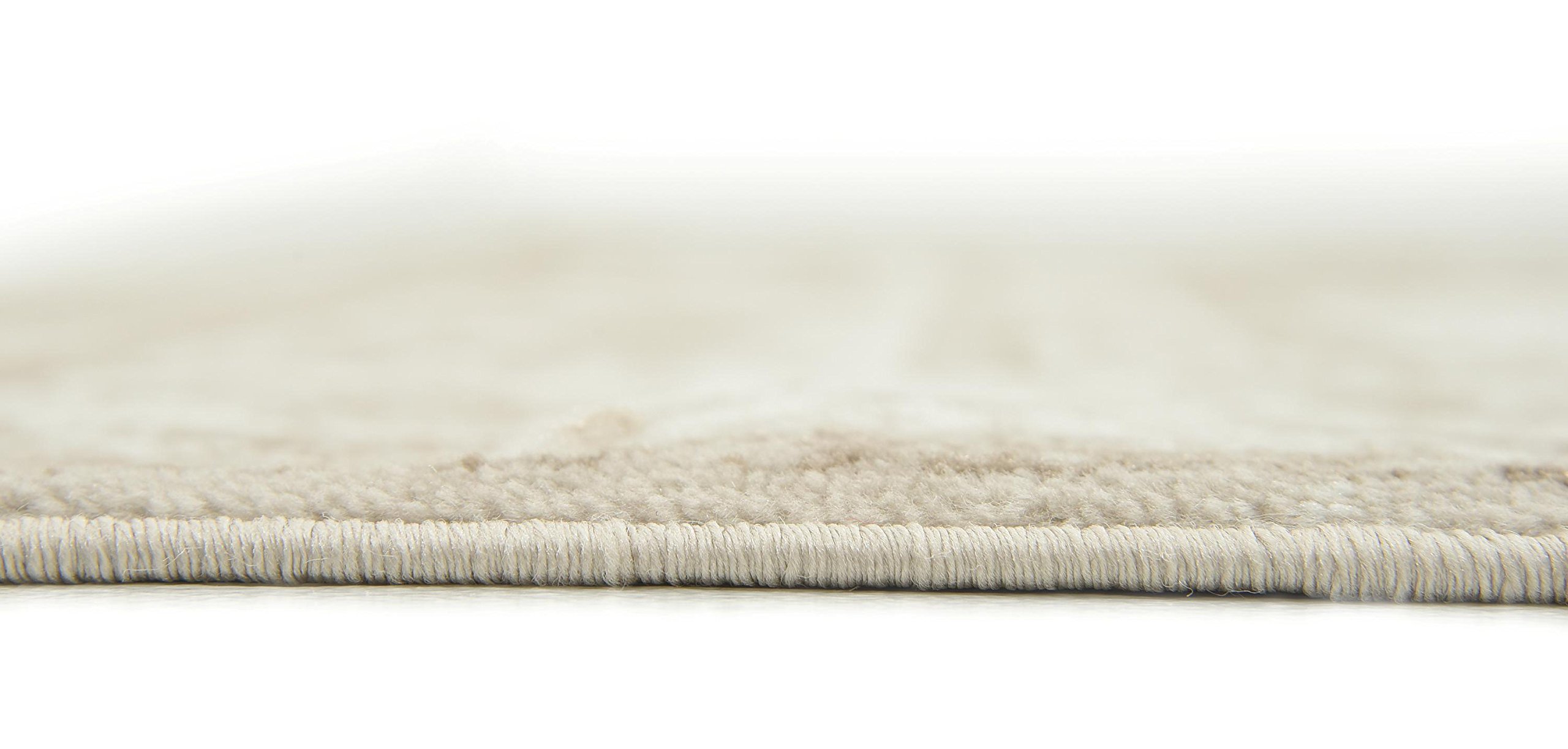 Unique Loom Sofia Collection Traditional Vintage Beige Area Rug (7’10”x 10')