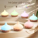 ASAKUKI 300ml Essential Oil Diffuser with 8 Oils 7 LED Lights Auto Shut-off view 6