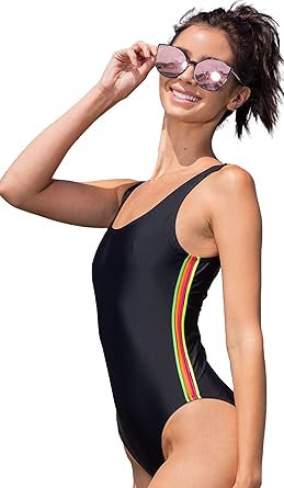 flamingo bathing suit womens