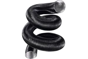 75mm Diesel Heater Hose, Flexible Insulated Air Ducting Compatible with 5KW/8KW, Heavy Duty Vent Hose, Parking Heater Air Duc