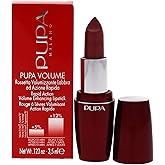 Pupa Milano Volume Enhancing Lipstick - Bright And Defined Lips - Smooth, Super Creamy And Comfortable Texture - Combats Flaking And Discomfort - Rapid Action - 301 Coral Pink - 0.123 Oz