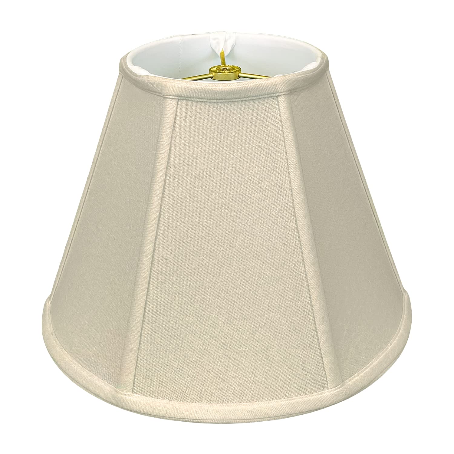 Royal Designs Deep Empire Lamp Shade, Linen Beige, 8 x 14 x 11