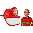 Nicky Bigs Novelties Fireman Costume - Hard Helmets - Fireman Helmet - Firefighter Hats - Fireman Accessories, Adjustable