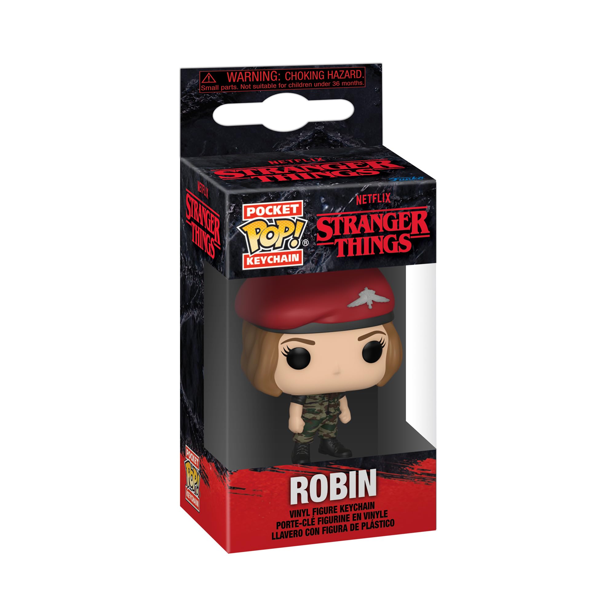 Funko Pop! Keychain: Stranger Things - Robin Novelty Keyring - Collectable Mini Figure - Stocking Filler - Gift Idea - Official Merchandise - TV Fans - Backpack Decor