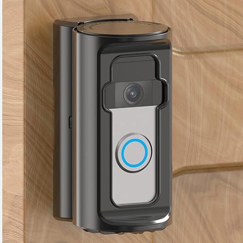 Anti-Theft Video Doorbell Mount，Adjustable 360° Degree Doorbell