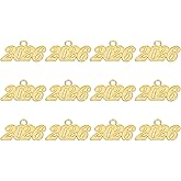 PATIKIL Graduation Tassel Charm, Year Medium Letter Charm for Tassel Graduation Cap Necklace Pendant DIY Key