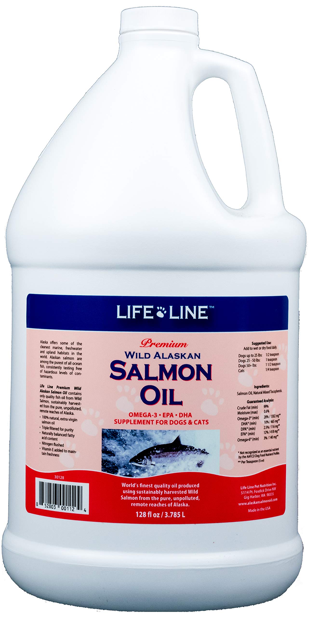 Buy Life Line Pet Nutrition Wild Alaskan Salmon Oil Omega3 Pet