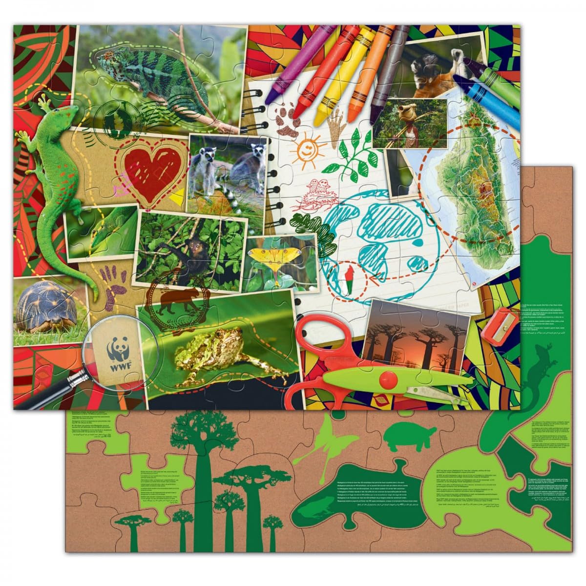 4M WWF Madagascar Floor Puzzle