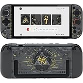 GeekShare Protective Case Compatible with Switch 2, Hard PC Slim Dockable Shell Cover Designed for Switch 2 Game Console and Joysticks Controllers - Mystic Kingdom