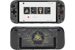 GeekShare Protective Case Compatible with Switch 2, Hard PC Slim Dockable Shell Cover Designed for Switch 2 Game Console and Joysticks Controllers - Mystic Kingdom