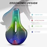 YOUNGDO Bike Seat Comfortable Wide Saddle Gel Cushion Breathable view 3