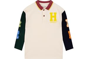 Harry Potter Shirt, Hogwarts Boys Polo Shirt, Long Sleeve T Shirt for Boys, Kids Clothing