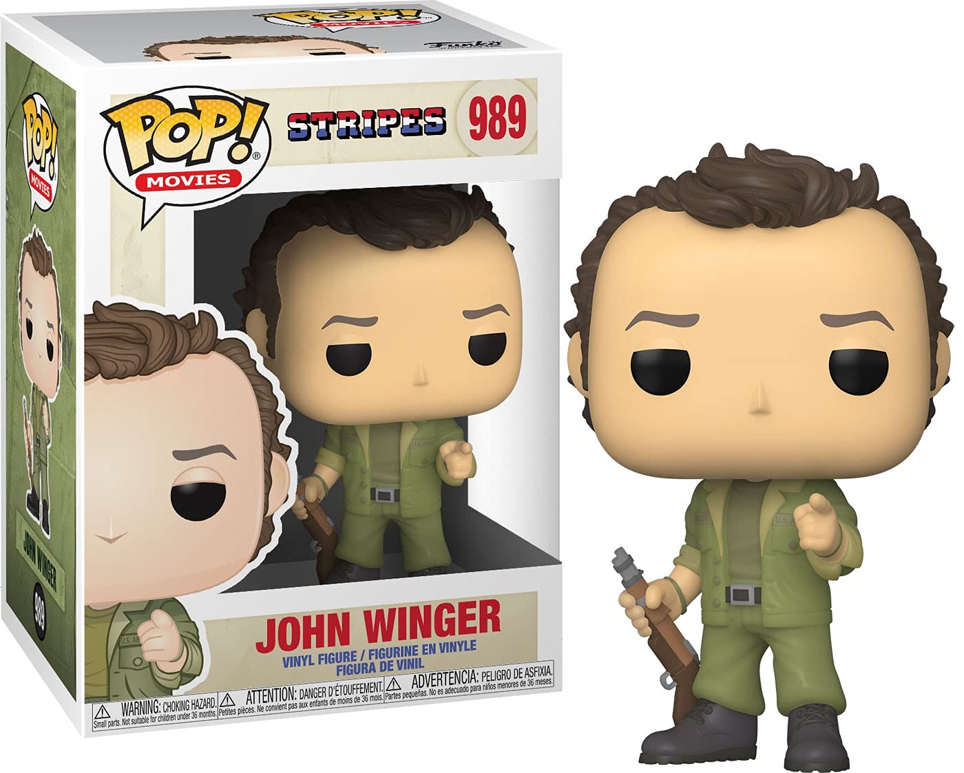 Funko POP! Movies: Stripes-John Winger Collectible Toy - Collectable Vinyl Figure - Gift Idea - Official Merchandise - Toys for Kids & Adults - Movies Fans - Model Figure for Collectors and Display