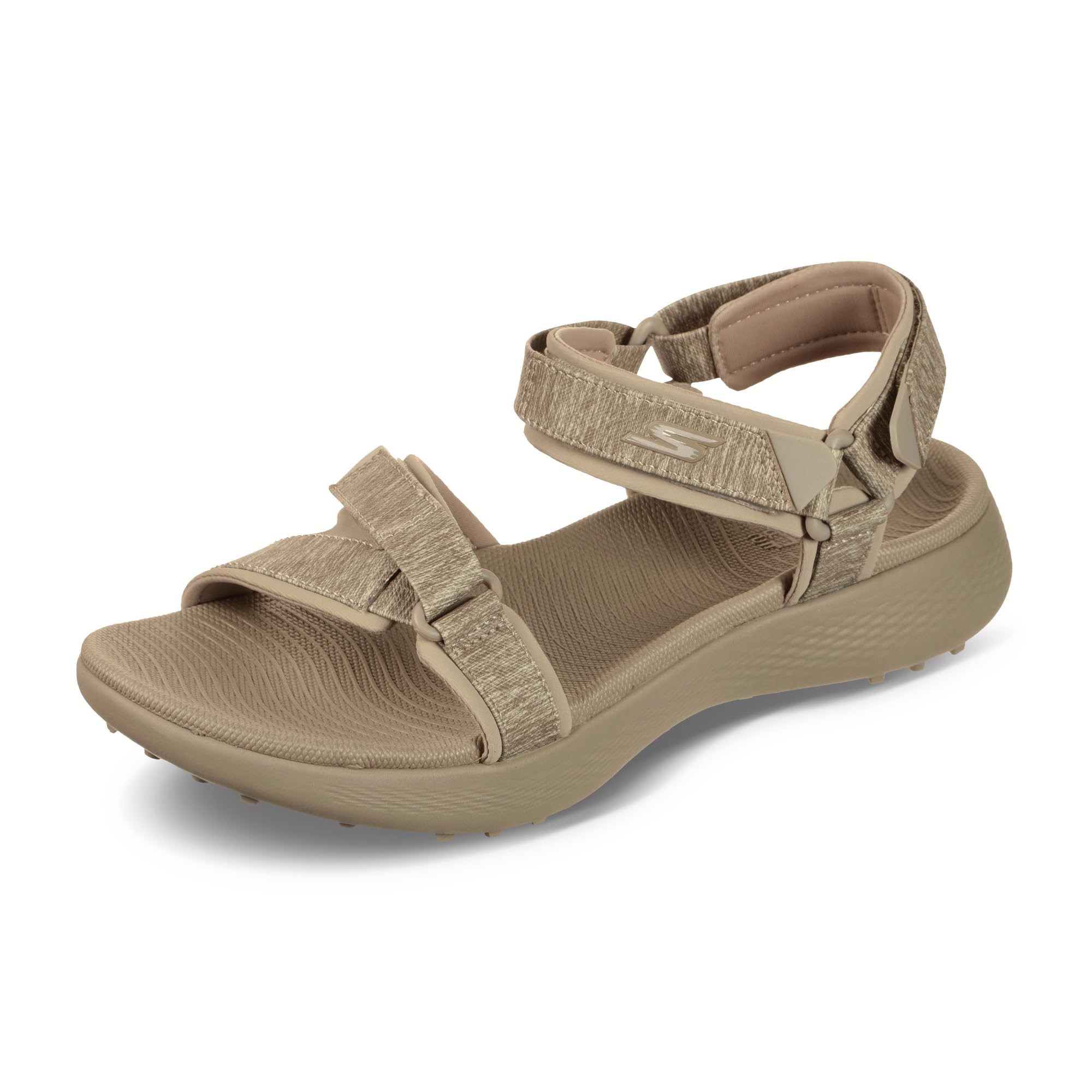 Skechers Women's 600 Spikeless Golf Sandal, Taupe, 5 Image