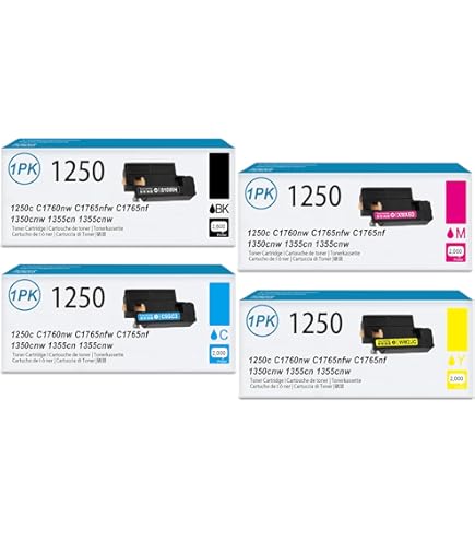 1015 - Toner Compatibile Ciano Per Dell 1250 1250C 1350CNW - Foto 5