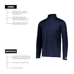 Russell Athletic Men's Lightweight Performance 1/4