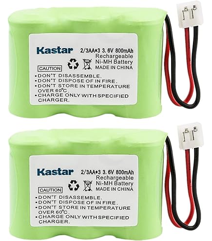 Synergy Digital Cordless Phone Battery - 3.6V 400mAh Replacement For Vtech Ia5870
