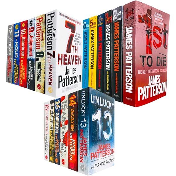 james patterson collection 8 Books Set RRP - 63.92(8th Confession