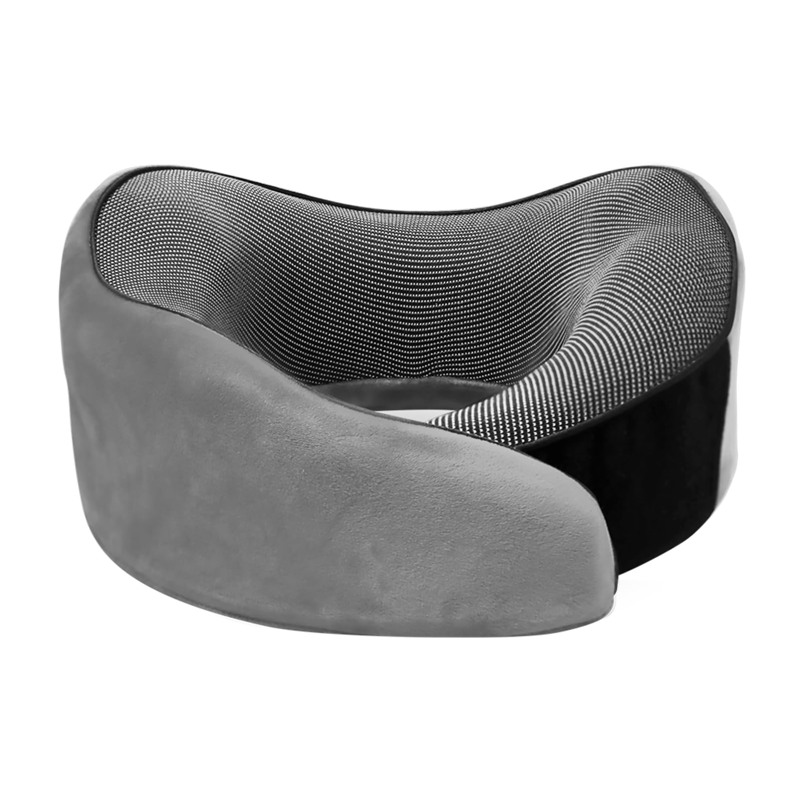 Photo 1 of Travel Neck Pillow Airplane, Memory Foam Travel Neck Pillow, Traveling Pillows for Adults, Neck Support Ergonomic Design for Sleeping Flight Car Train Office Sleep Plane, Portable, Light Grey
