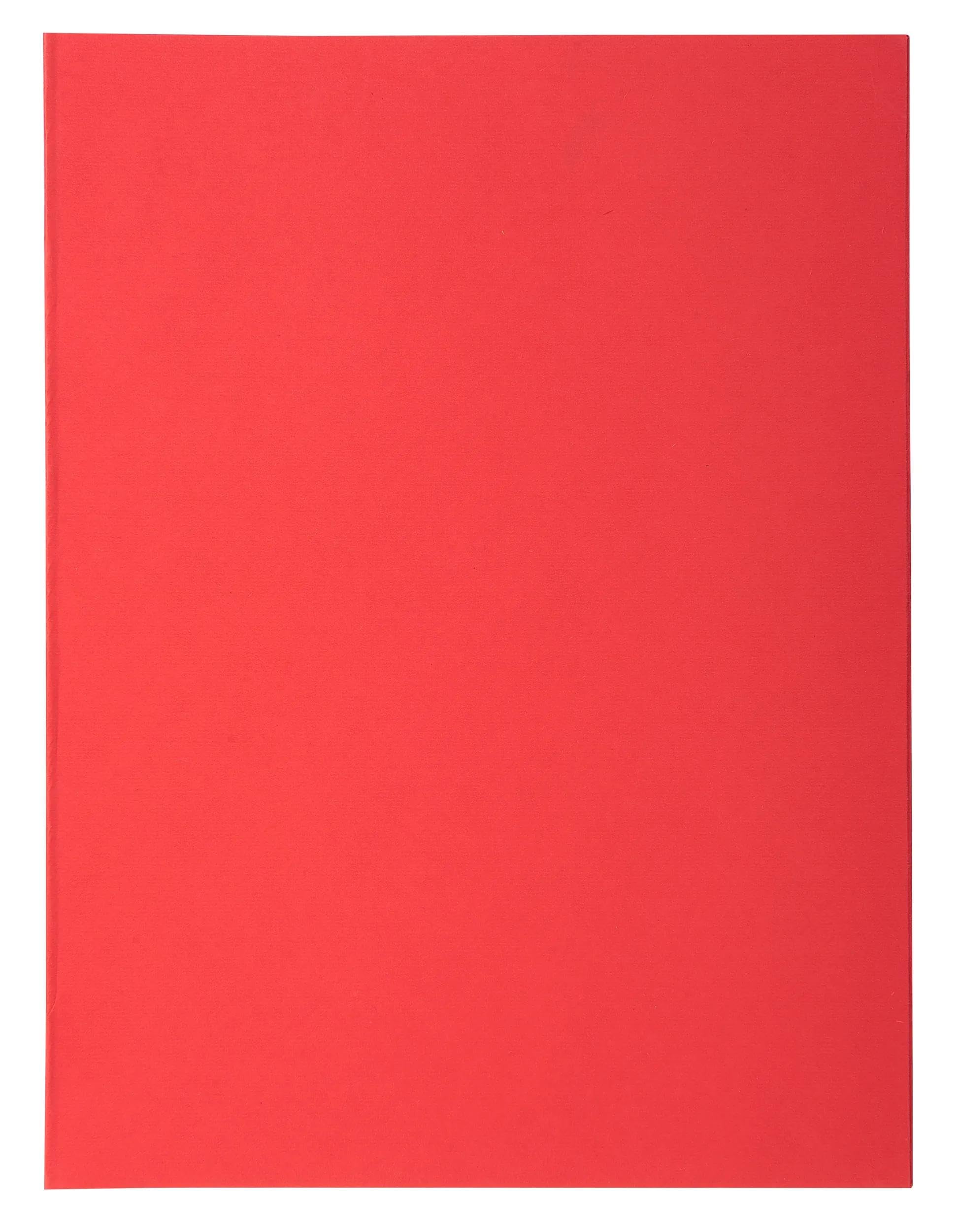 Exacompta - Ref 330012E - Super Pastel Square Cut Folders - 24 x 32cm in Size, Suitable for Storing & Holding A4 Documents, 210gsm Card - Red (Pack of 100)