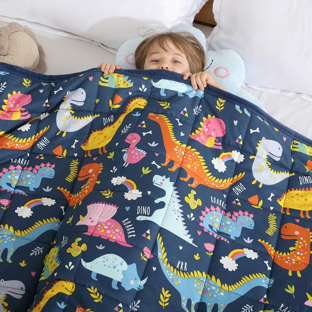 Amazon.com: Haowaner Minky Kids Weighted Blanket 10lbs 41 x 60 inches