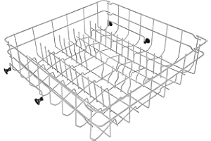 MOHTOL 5304535380 Dishwasher Upper Dishrack Replacement, Compatible With Kenmore Crosley Frigidaire Upper Dishrack Assembly, Part Numbers 154331502 5304498202 5304498220 5304517202 5304517201 AP7215765