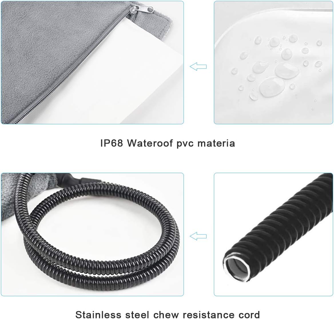 RIOGOO Pet Heating Pad Large, Upgraded Electric Dog Cat Heating Pad Indoor Waterproof, Auto Power Off (L:22X18 inch) : Pet Supplies