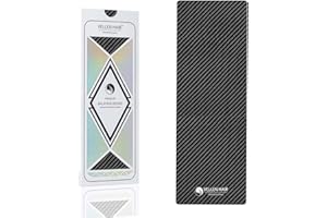 VELLEN HAIR Professional Carbon Fiber Foil/Balayage Board, Extra Light Hair Color board (Black, 5.1" x 15.8" inch)