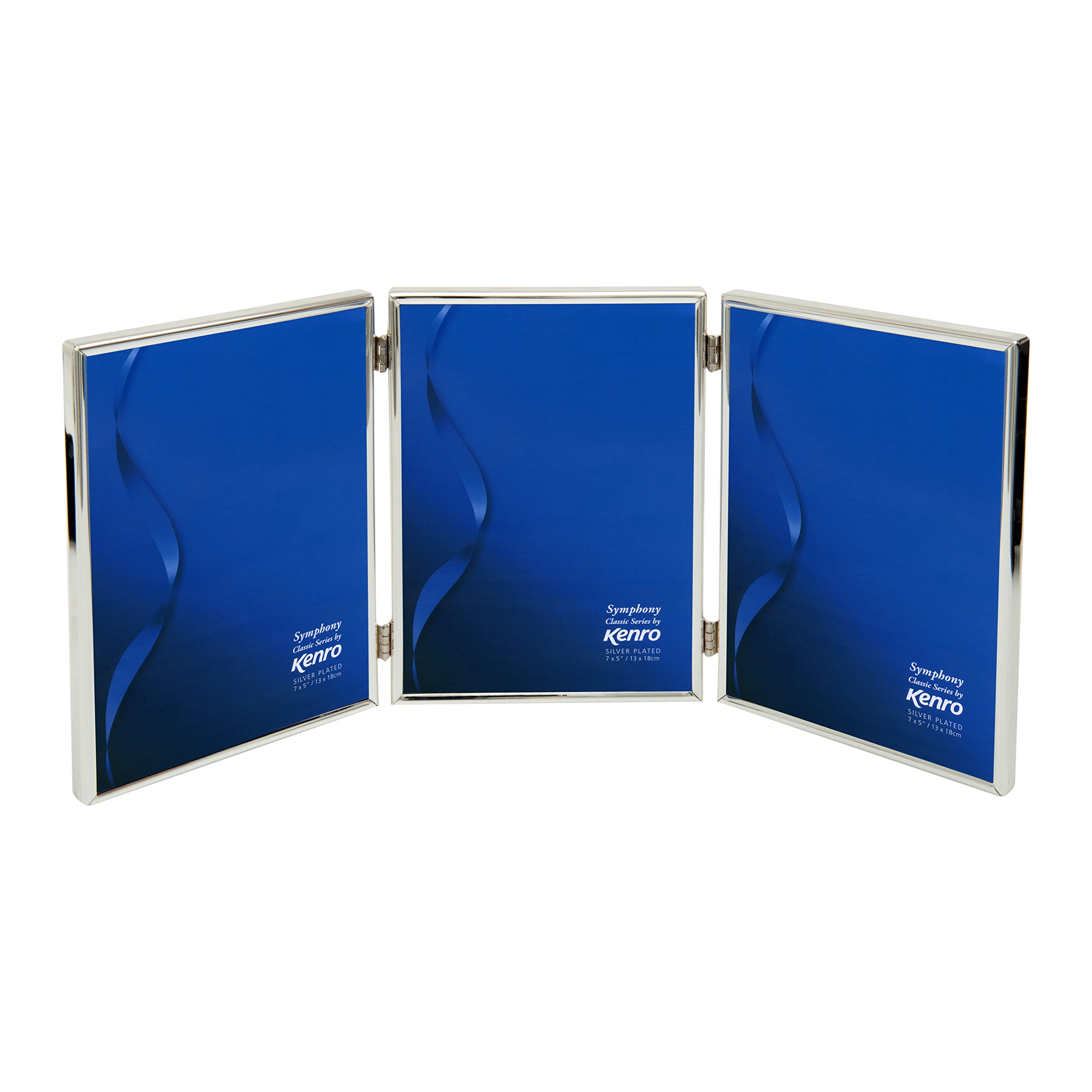 Kenro Silver Plated Triple Photo Frame 7x5 Inch / 13x18cm Symphony Classic Series - SY1318/3 — image 1
