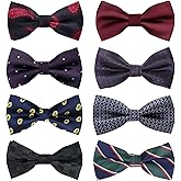 MEIANJU Adjustable Pre-tied Men's Bow ties Bow-ties For Men Boys Wedding Gifts 8 PCS