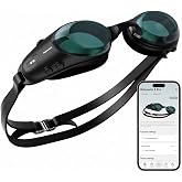 Holoswim Smart Swim Goggles 3 Pro, AR Swim Goggles with GPS &amp; Data Tracking | AR Display, GPS Route Navigation, 33 Swim Metrics Tracking Tracker, Training Plans with AI APP, 16H Battery, T&Uuml;V Anti-Fog